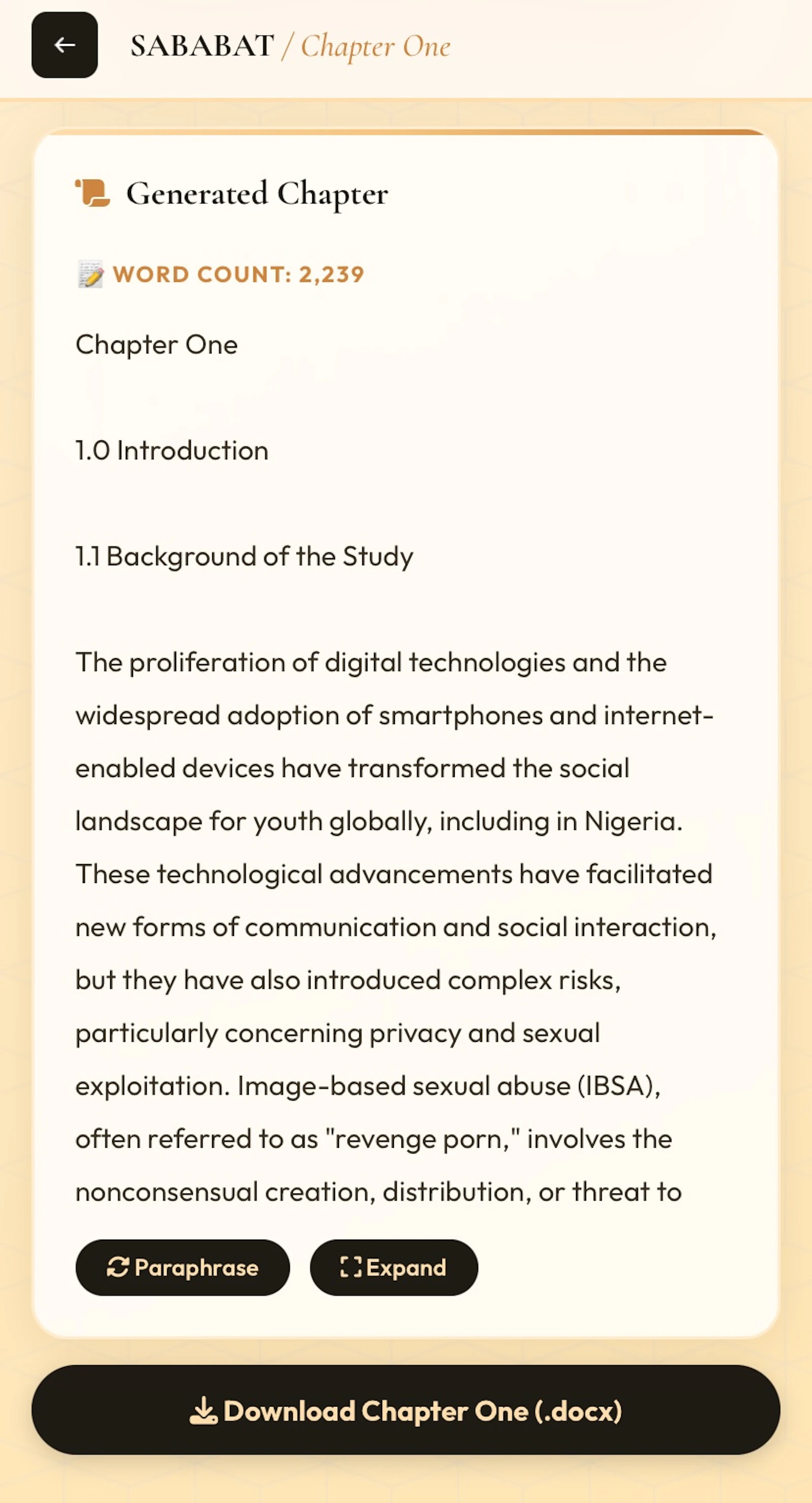 SABABAT  screenshot 5