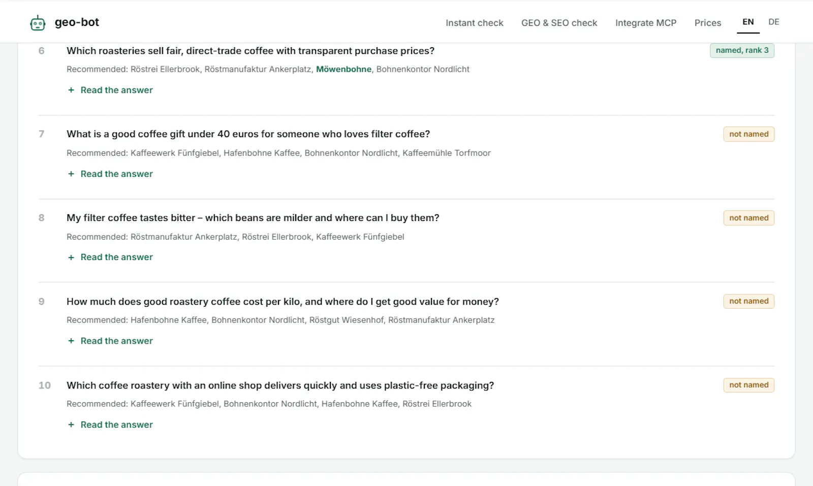 GEO-bot screenshot 4