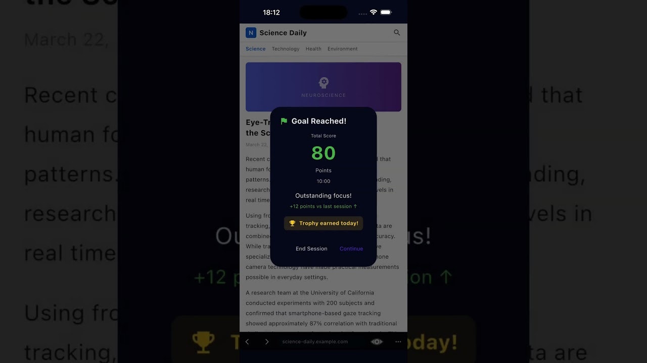 Gaze Browser-Focus Flow Reader gallery image