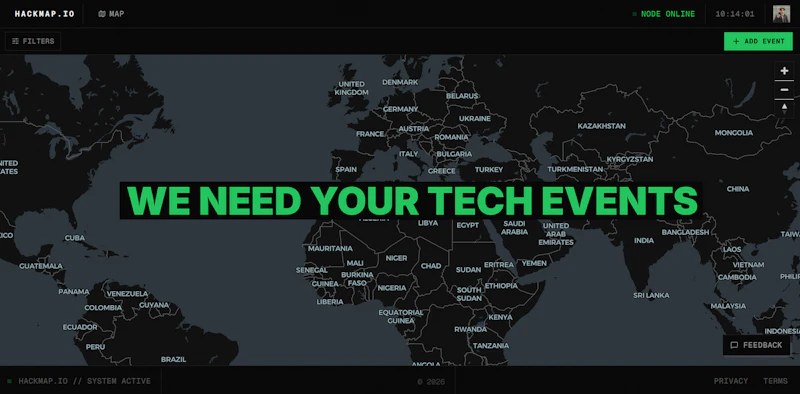 Hackmap.io screenshot 2