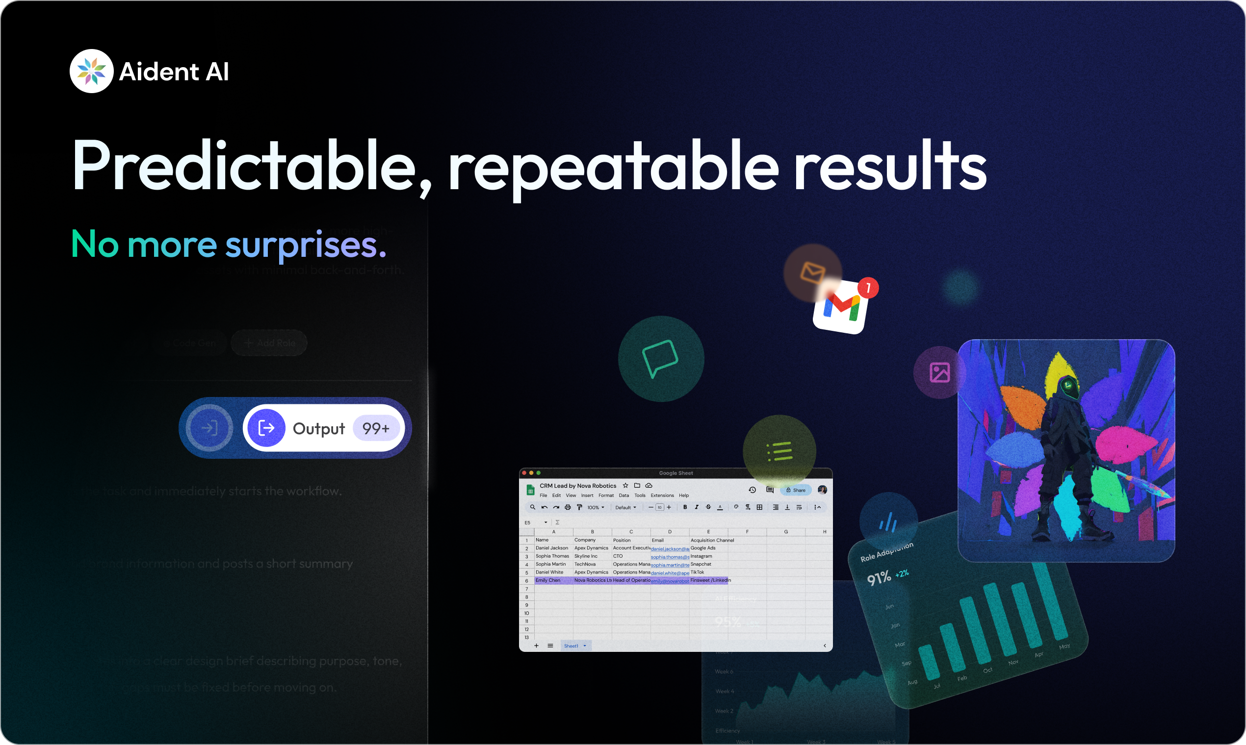Aident AI - Screenshot 2 showing product features and functionality