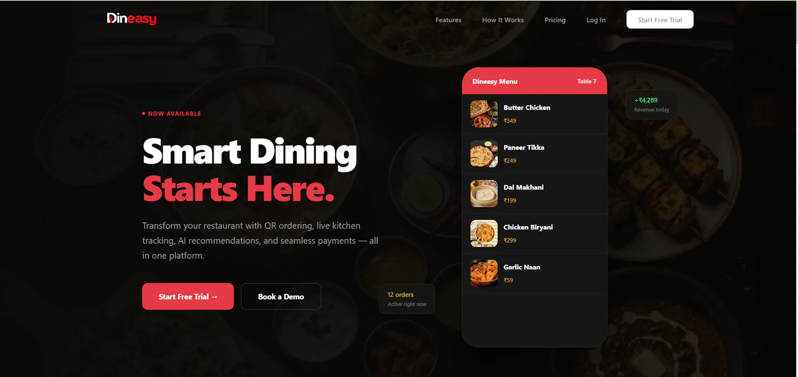 Dineasy screenshot 1