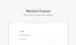 Notion Focus System image