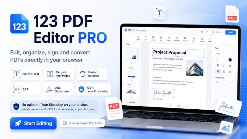 123 PDF Editor PRO — Edit PDF offline screenshot 6