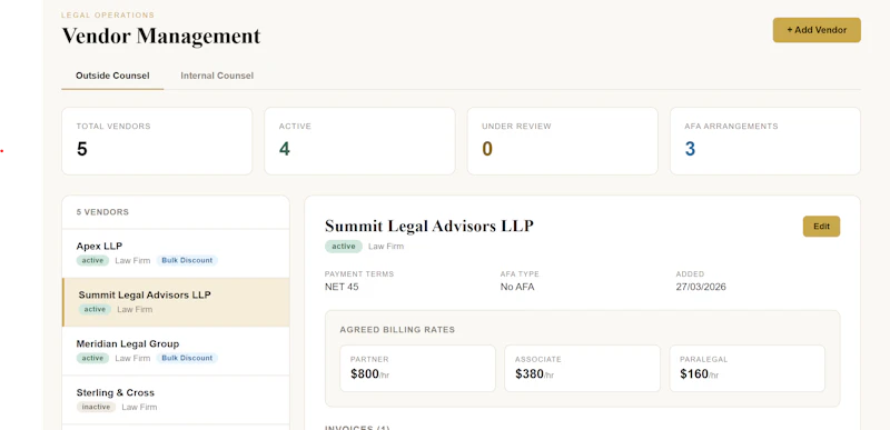 LegalOps360 screenshot 3