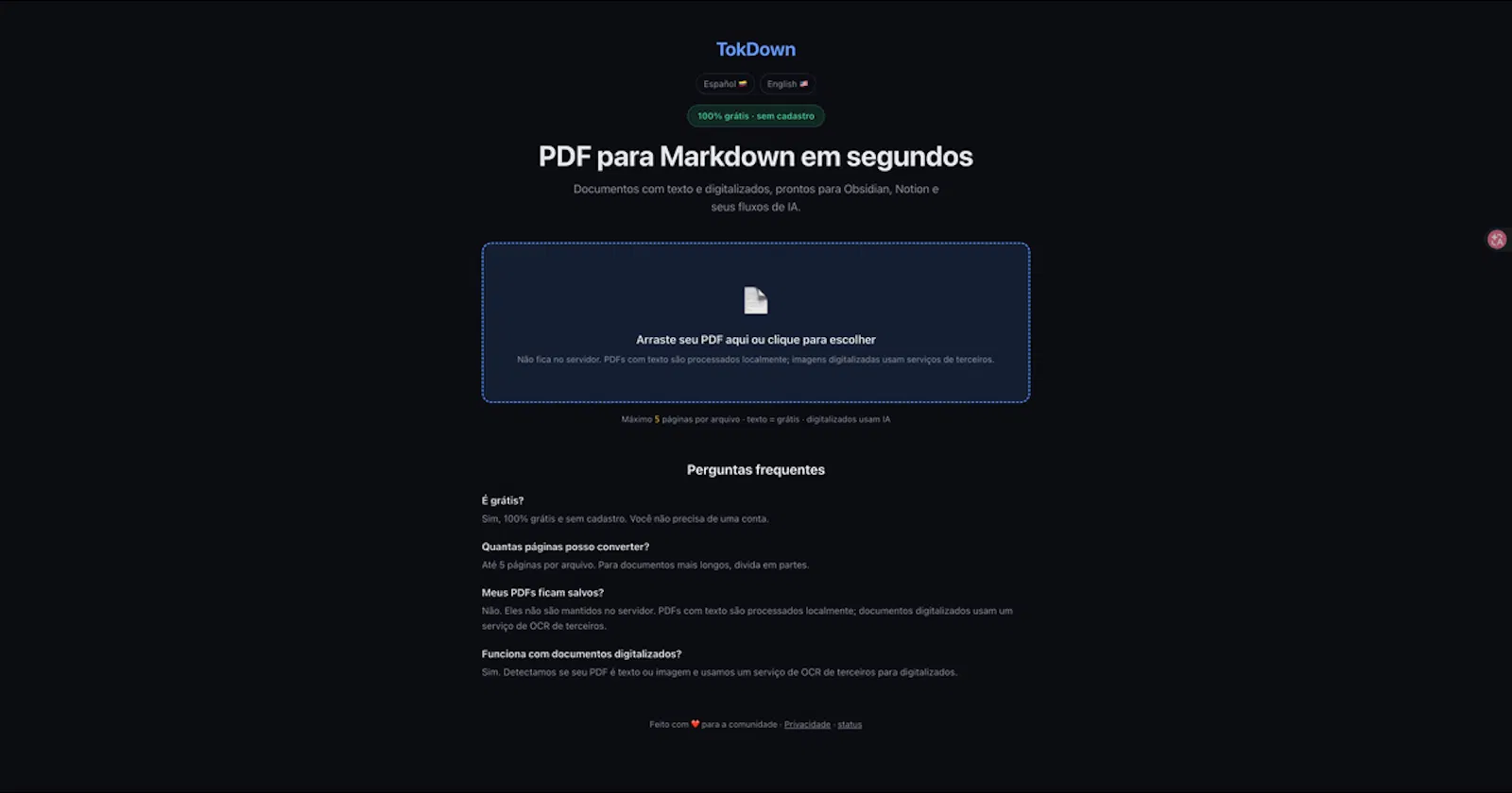 TokDown screenshot 5
