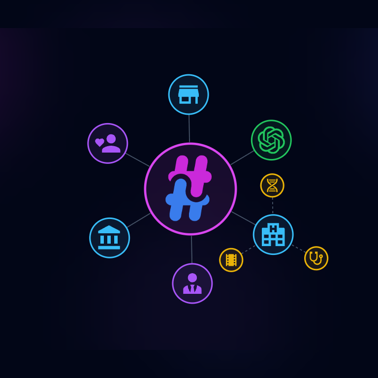 Hashgrid — Neural Information Exchange - Main product screenshot demonstrating key features and user interface