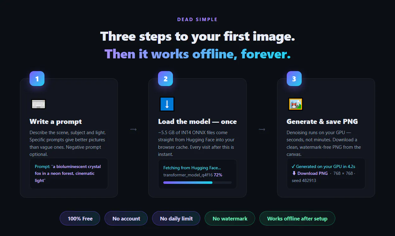73hi — AI Images in Your Browser gallery image