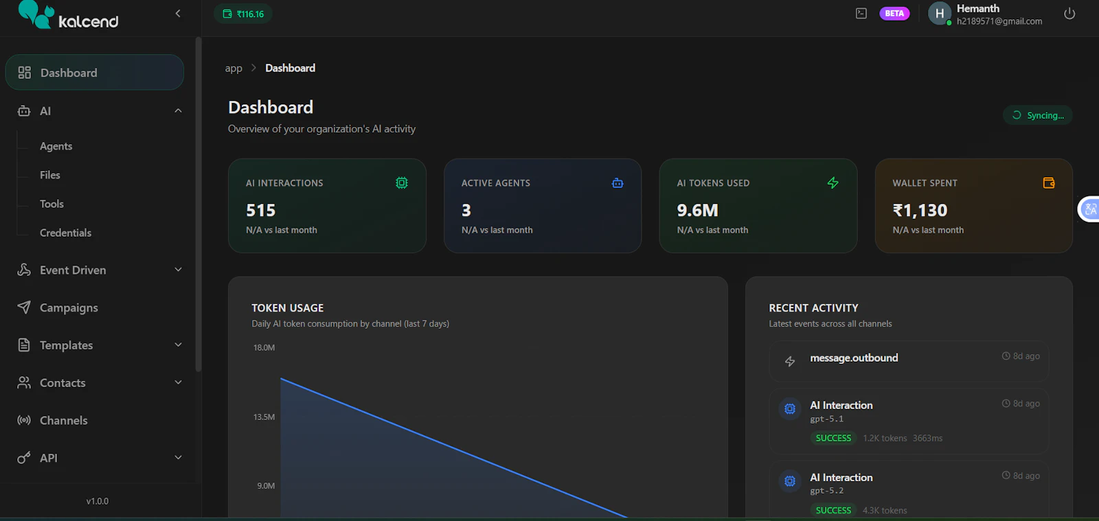 Kalcend screenshot 3