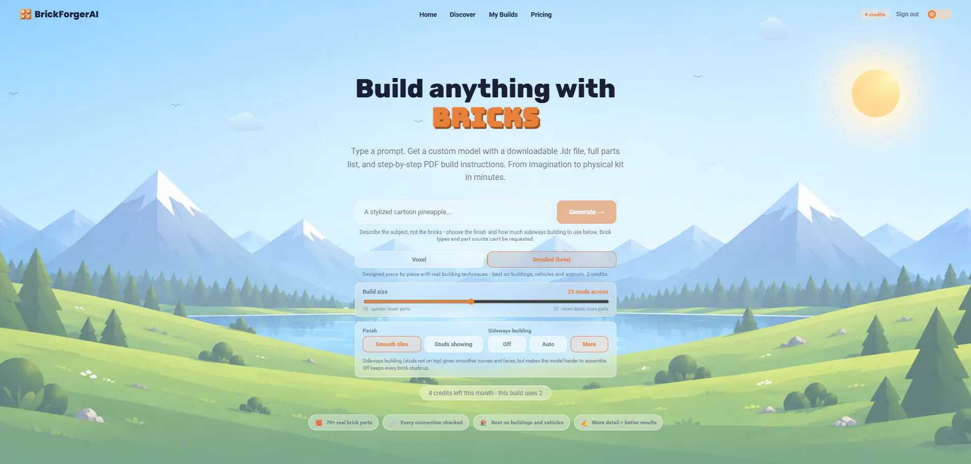 BrickForgerAI screenshot 1