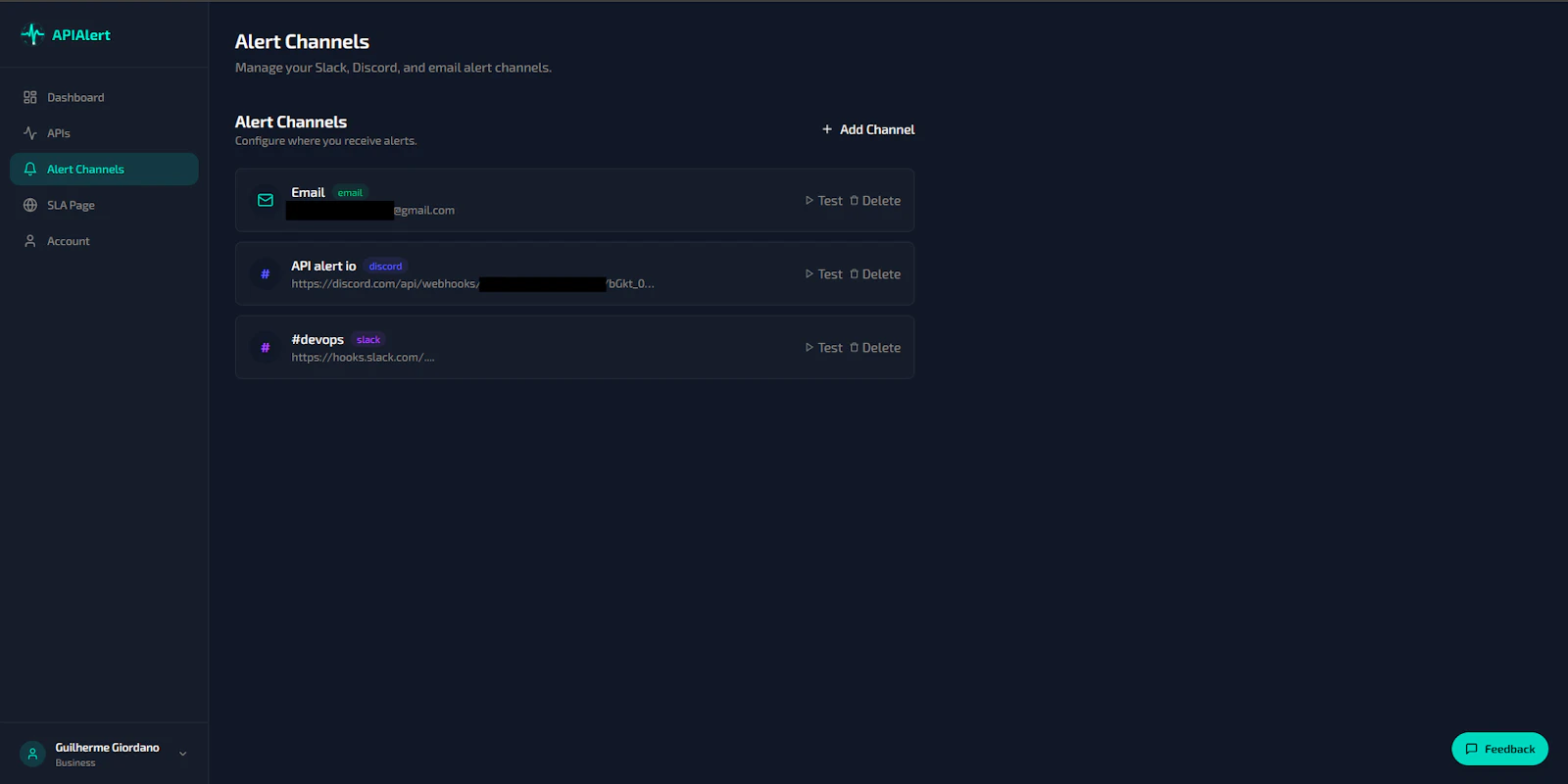 API Alert screenshot 5