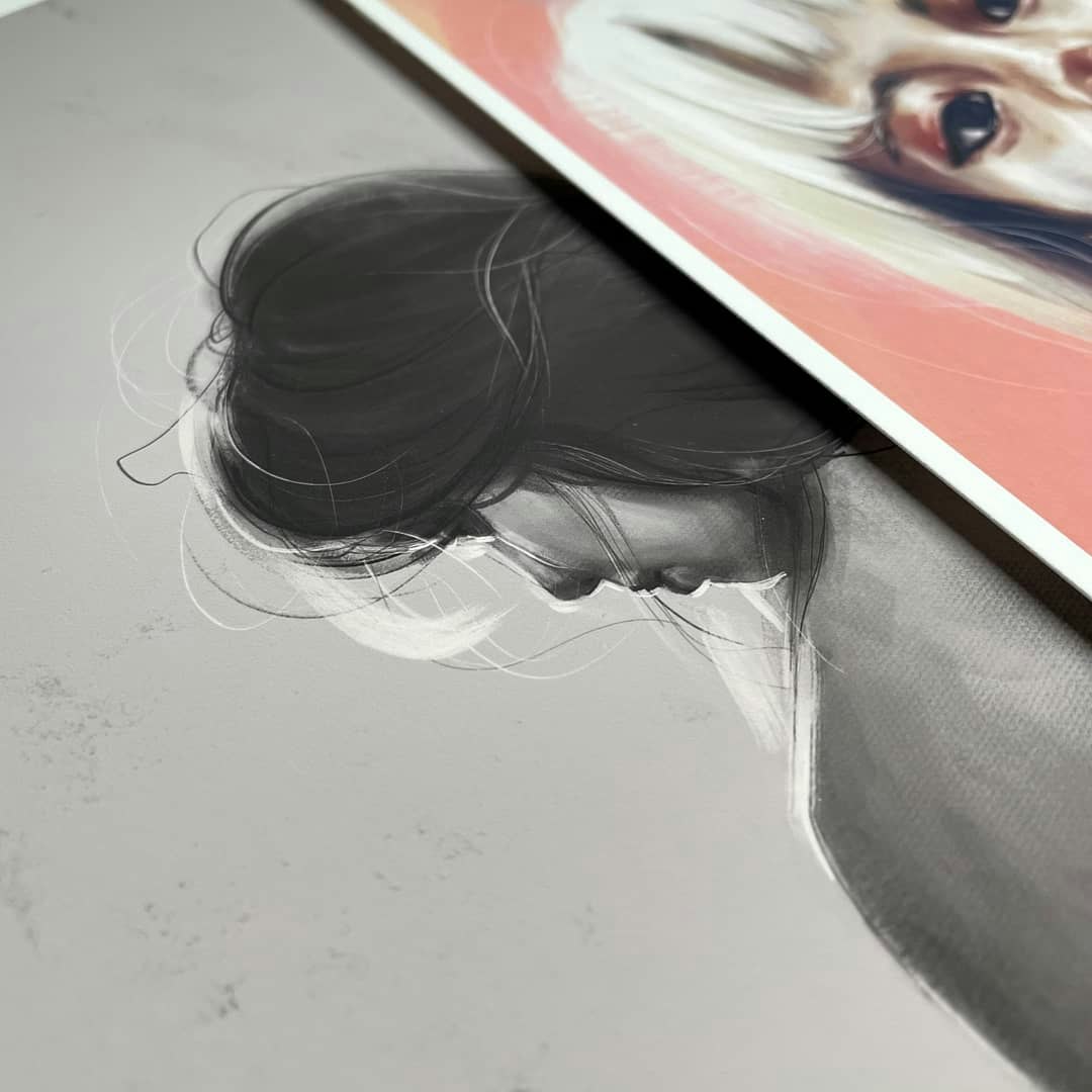 Museum quality portrait artprint