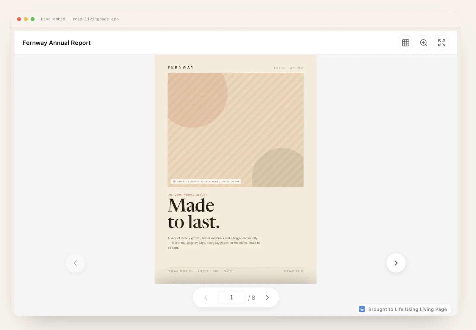 Living Page screenshot 4
