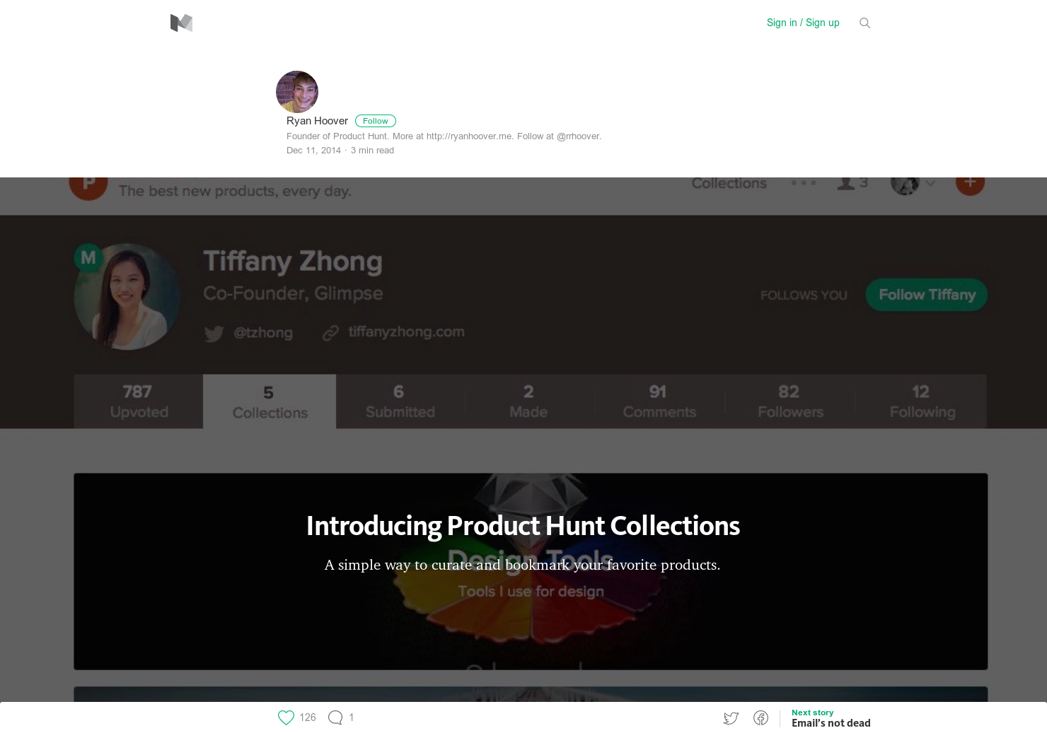 Product Hunt Collections