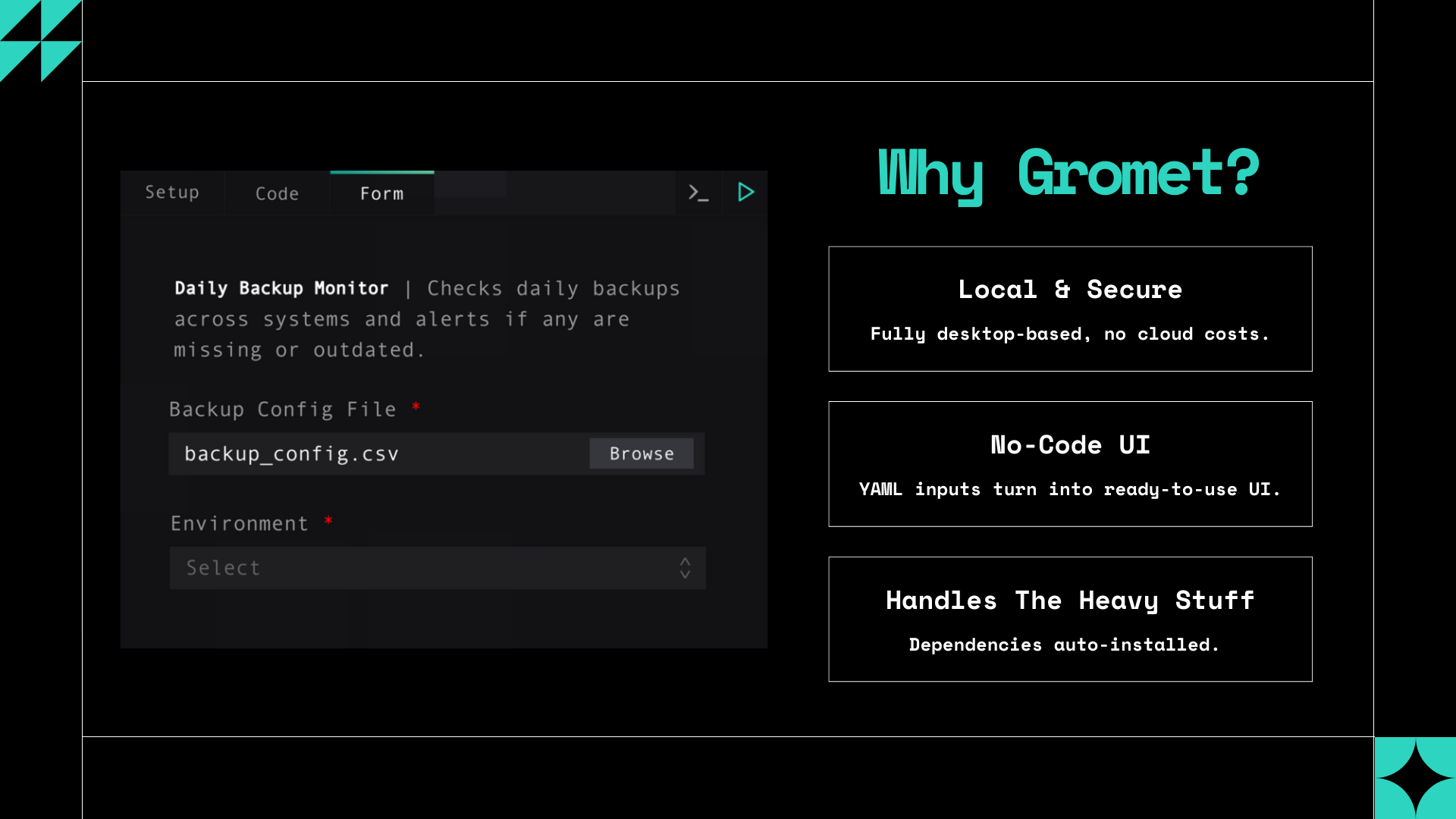 Gromet - Condividi ed esegui automazioni senza installazioni o configurazioni media 5