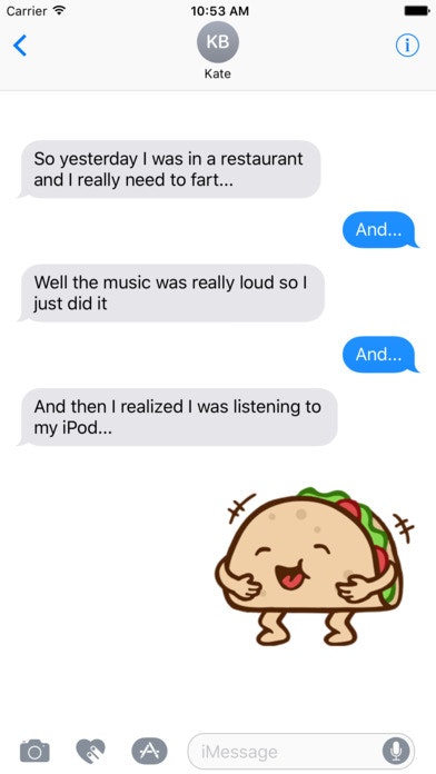 Silly Taco sticker pack gallery image