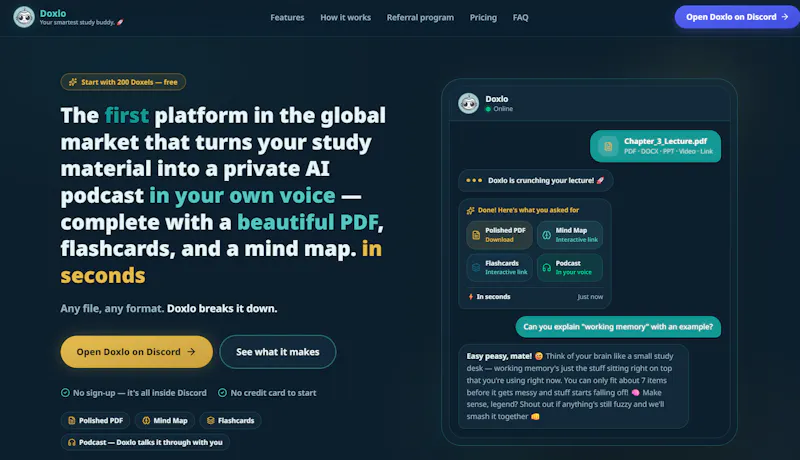 Doxlo AI screenshot 2