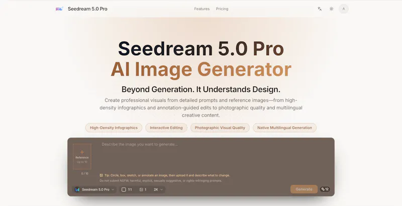 Seedream 5.0 Pro screenshot 1