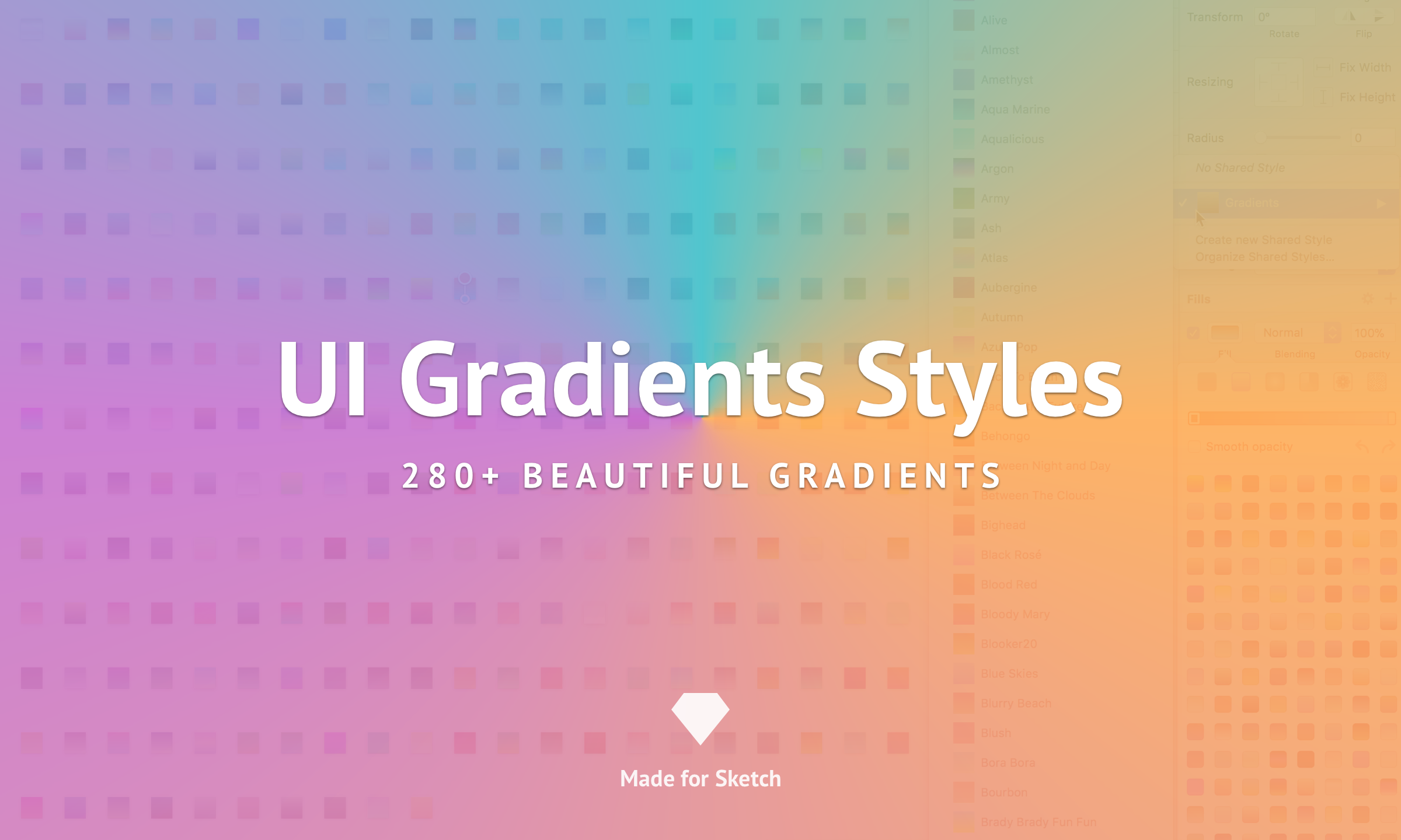 Gradients for Sketch gallery image