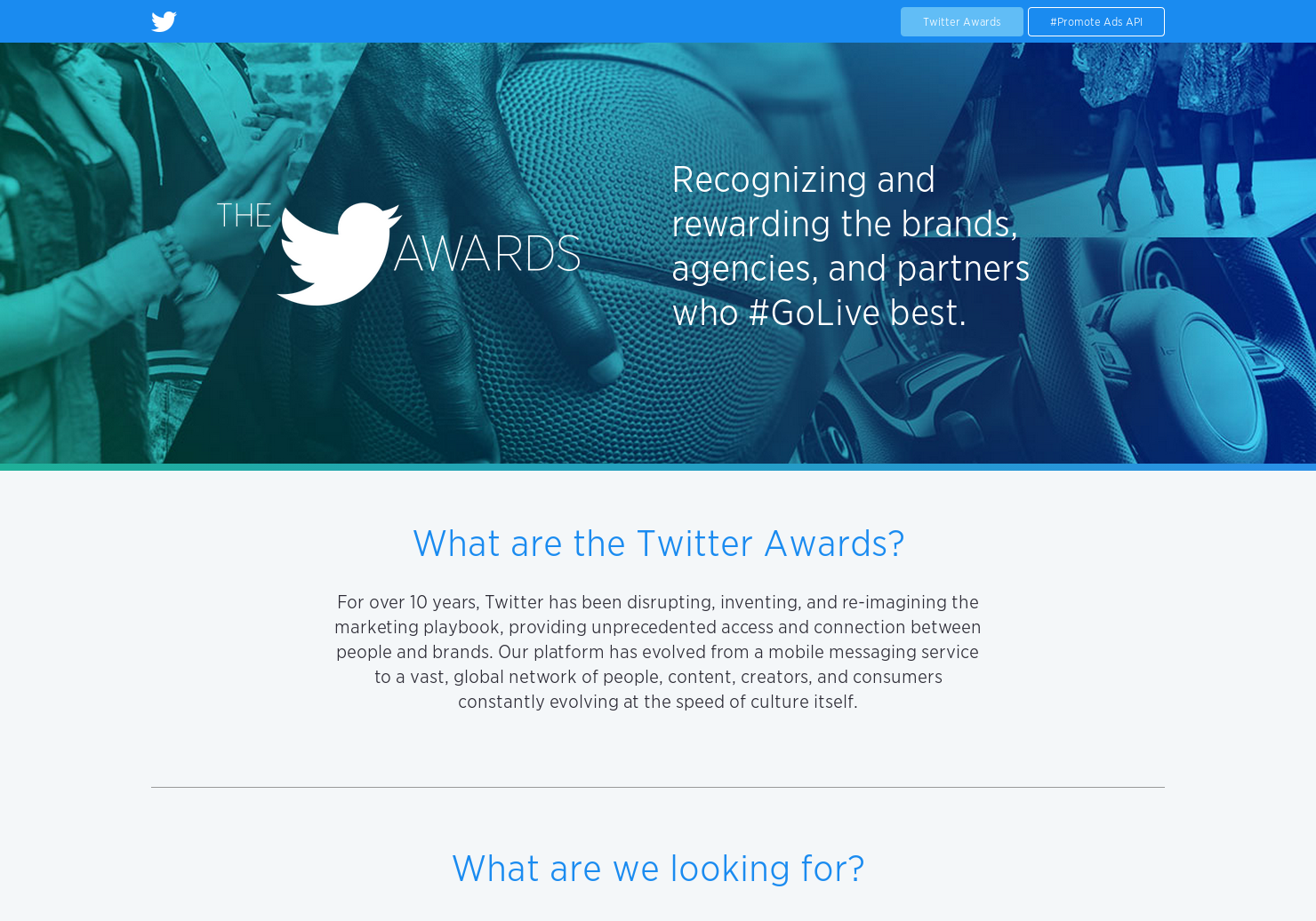 Twitter awards