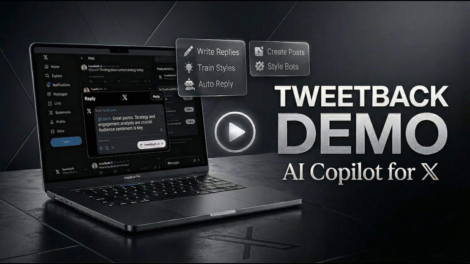 Tweetback screenshot 1 (video preview)