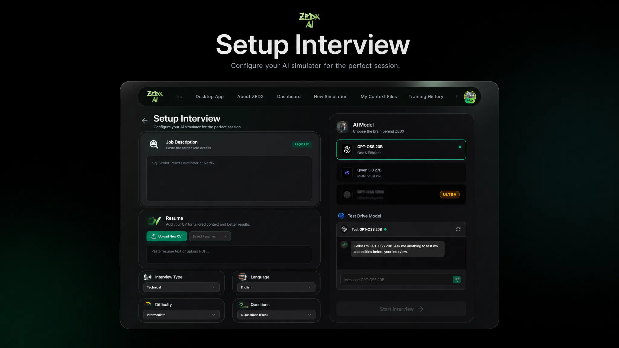 ZEDX AI Interviewer gallery image