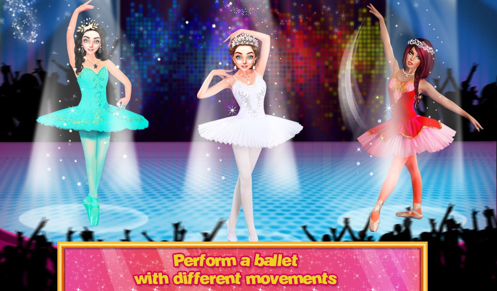 Beautiful Ballerina Girl Salon Stylish Dressup gallery image