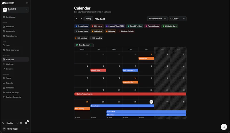 Absenca screenshot 2