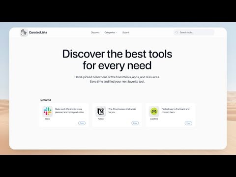 CuratedLists gallery image