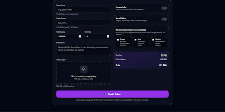 SOLTokenLaunch gallery image