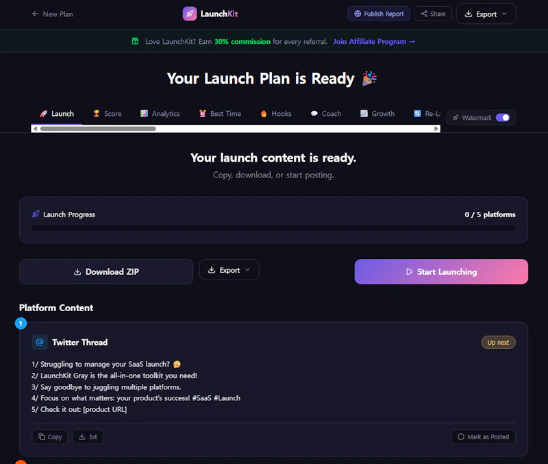 LaunchKit Ship &Promote Your SaaS Faster screenshot 2