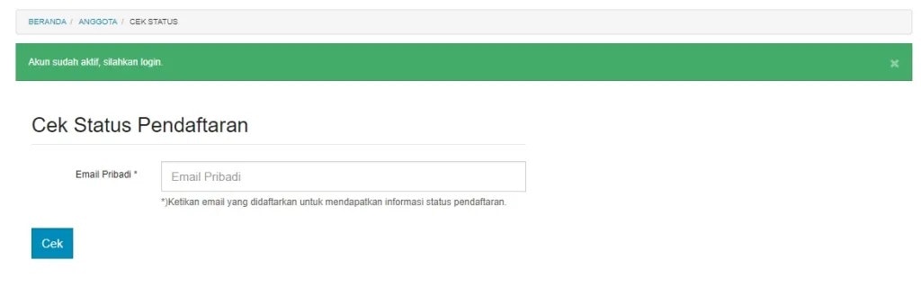 verval yayasan tambah ptk
