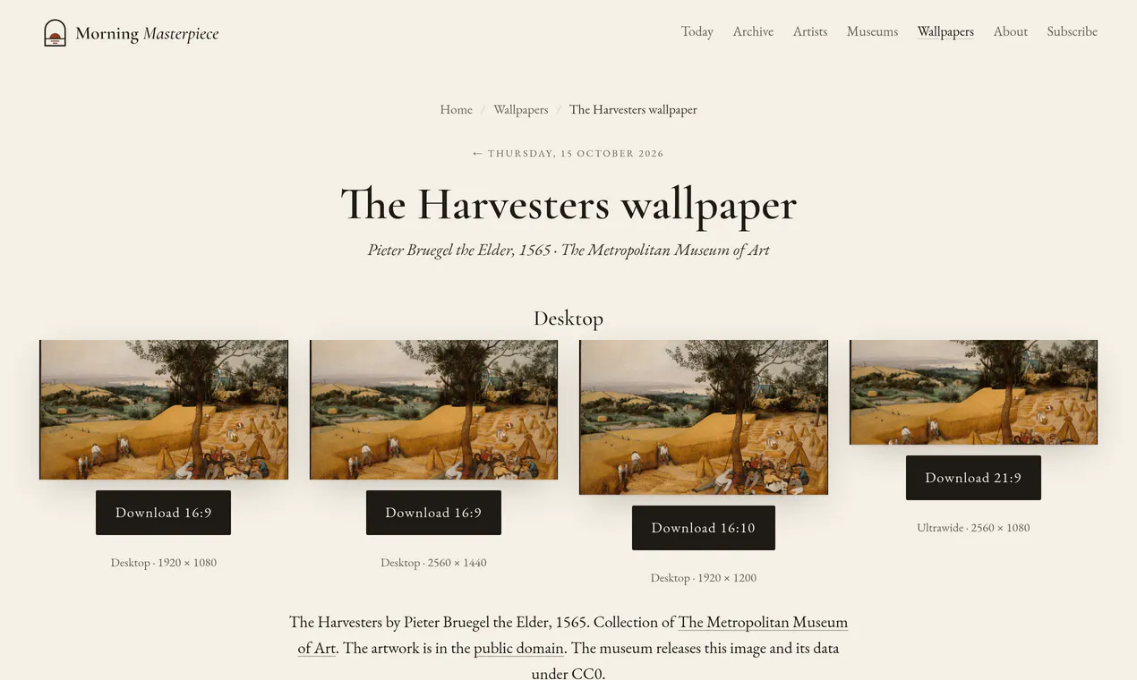 Morning Masterpiece gallery image