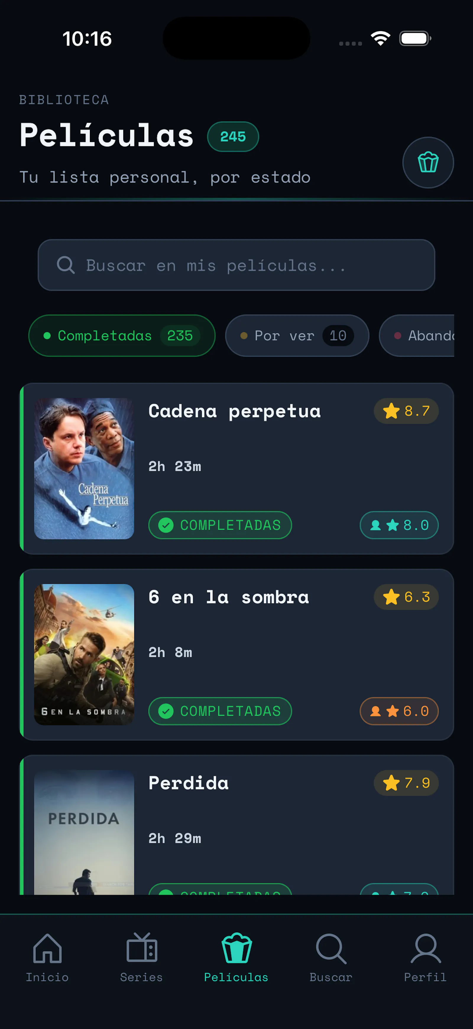 Binged: Movies and Series screenshot 4