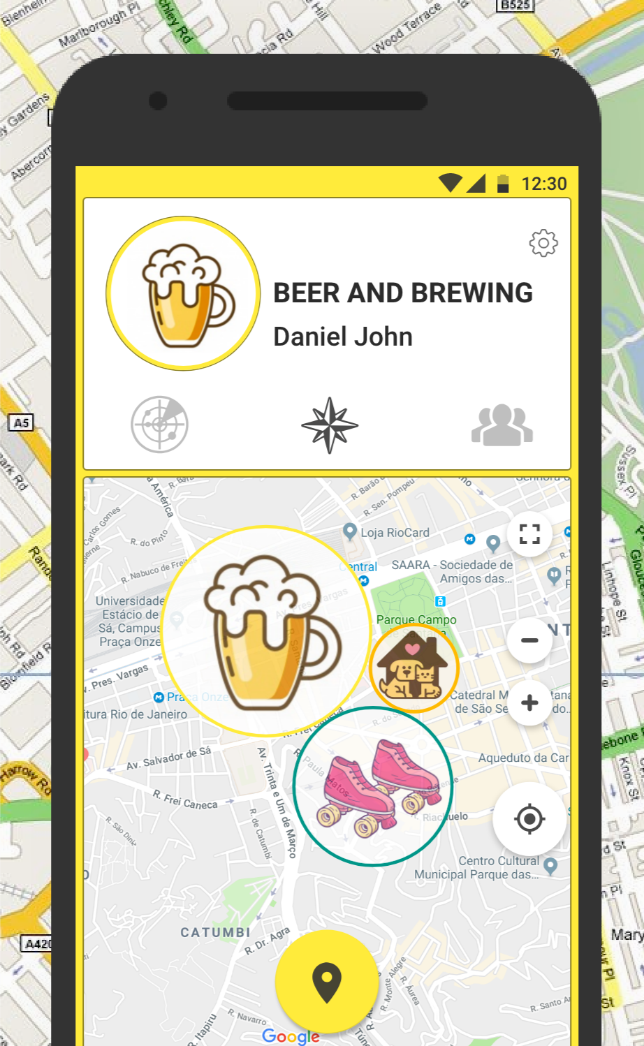 Orbis: Group Discovery & Social Tribes Map gallery image