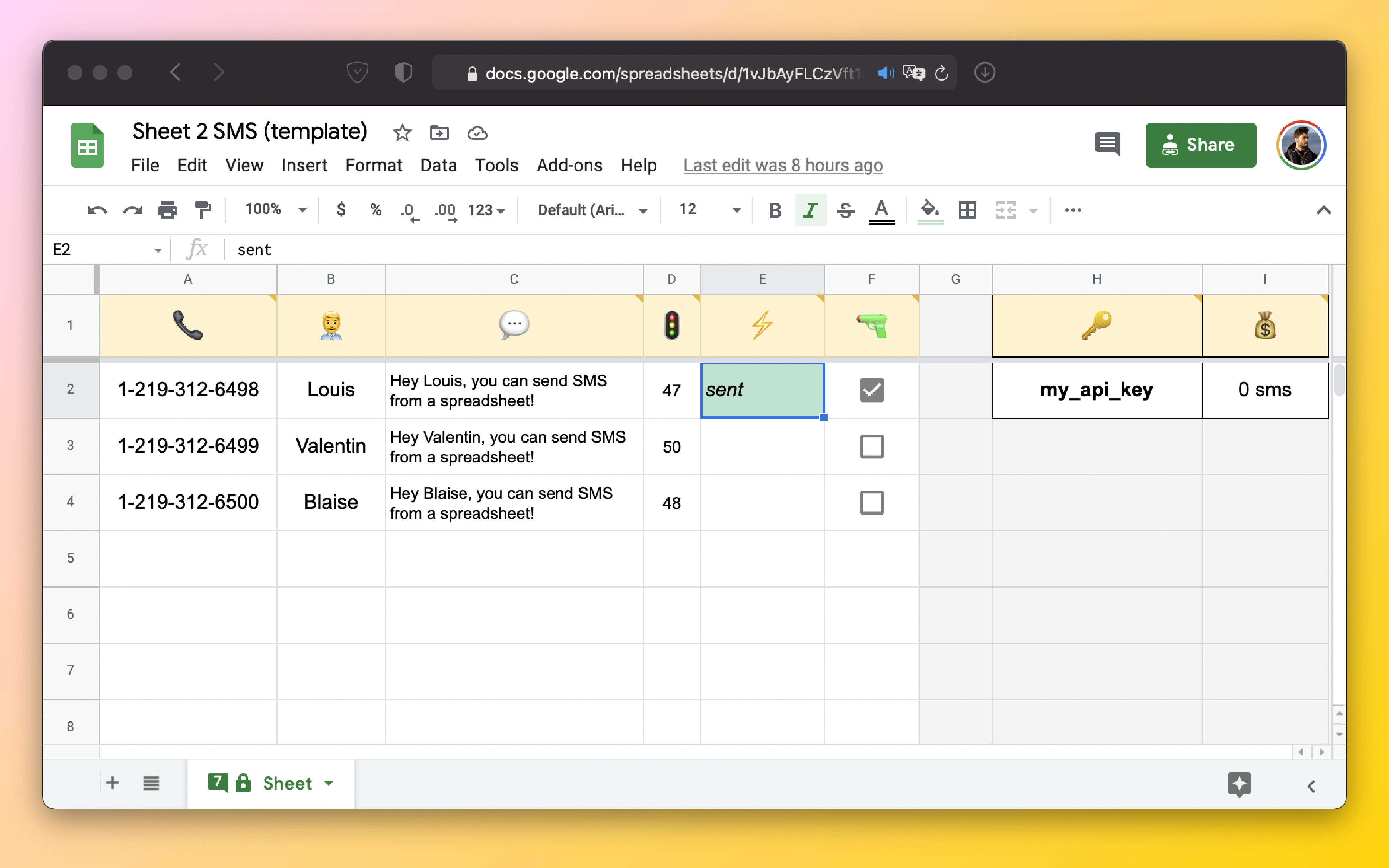 Sheet 2 SMS gallery image