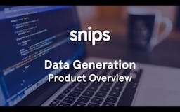 Data Generation by Snips media 1