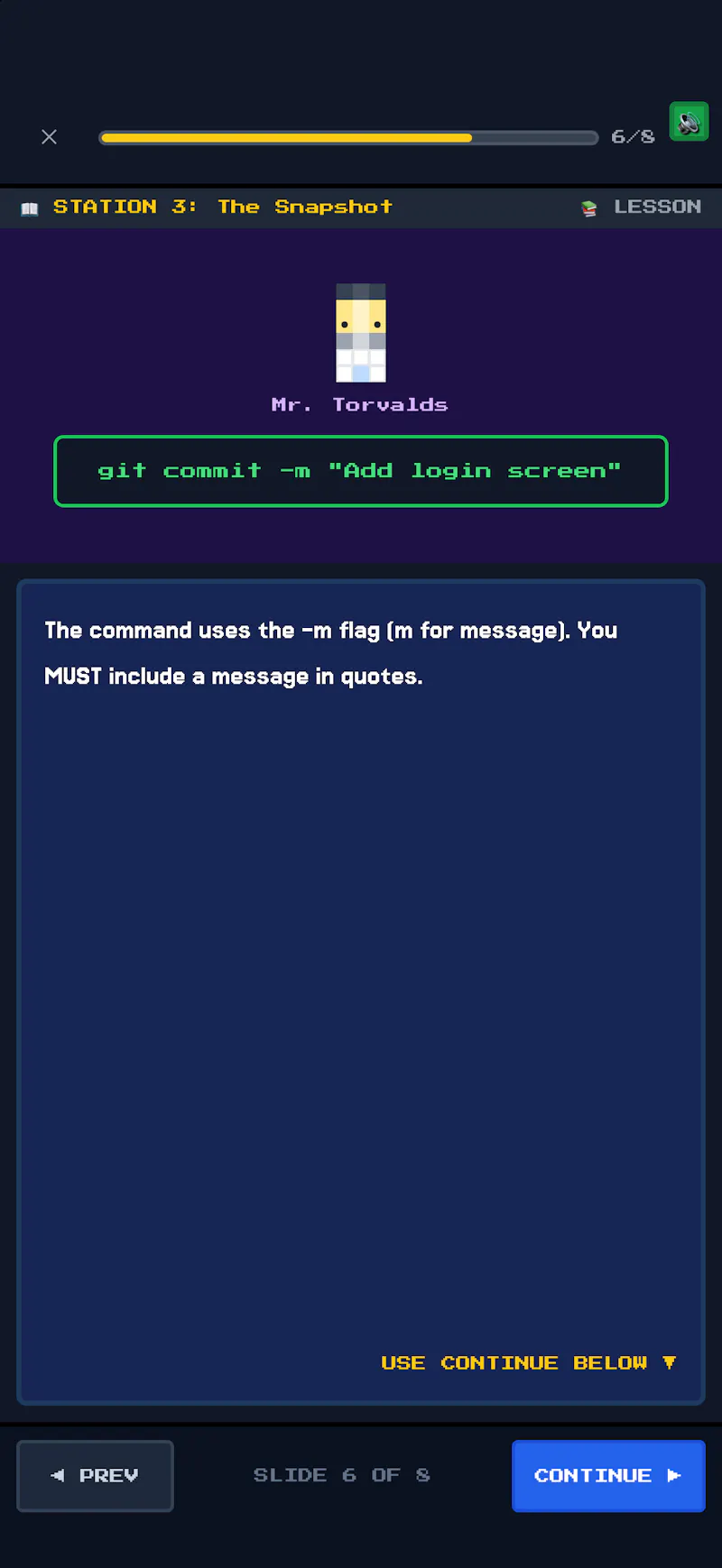 GitSetGo — learn git the fun way screenshot 2