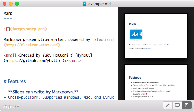 Marp - Markdown Presentation Writer gallery image