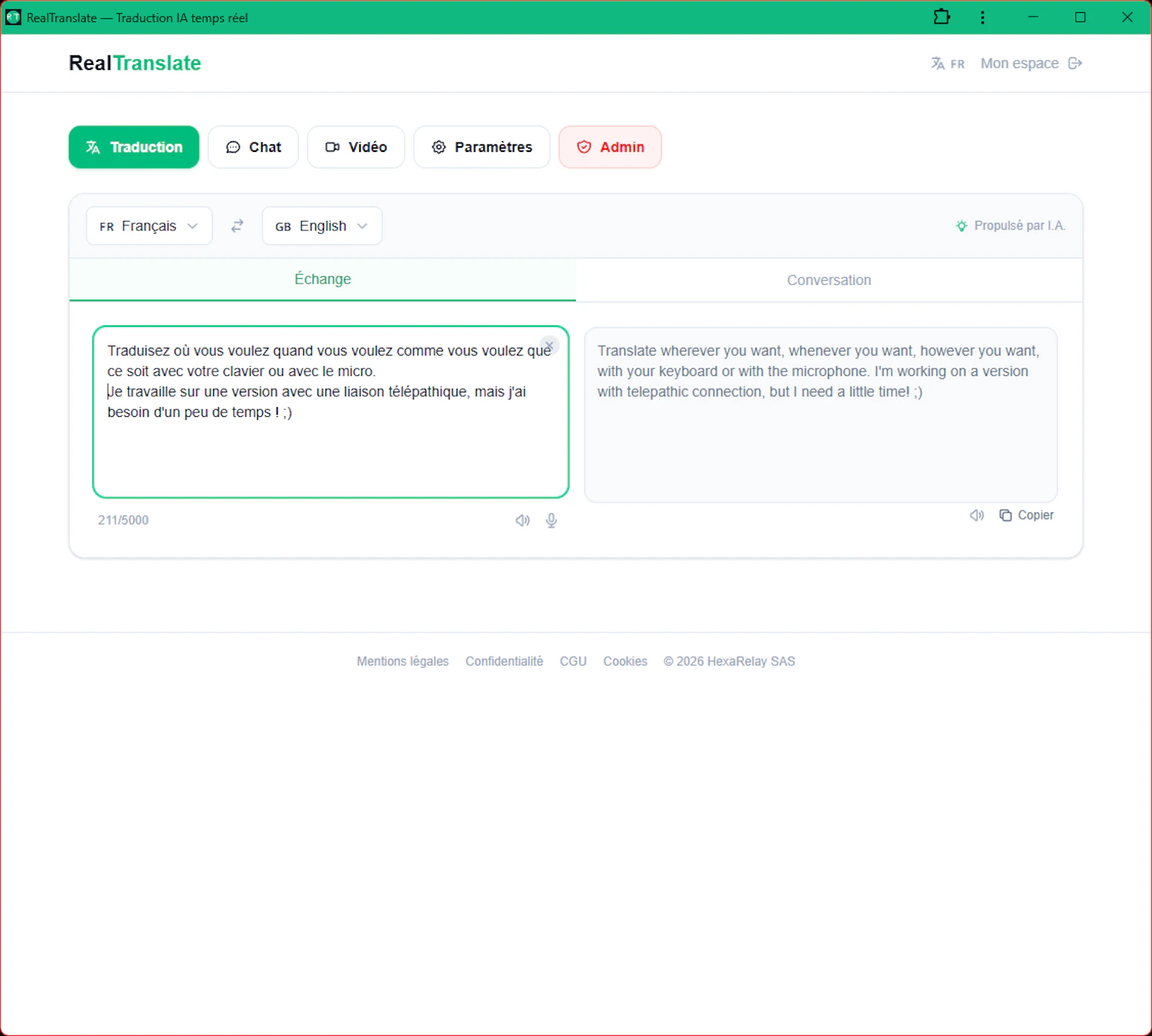 RealTranslate screenshot 1