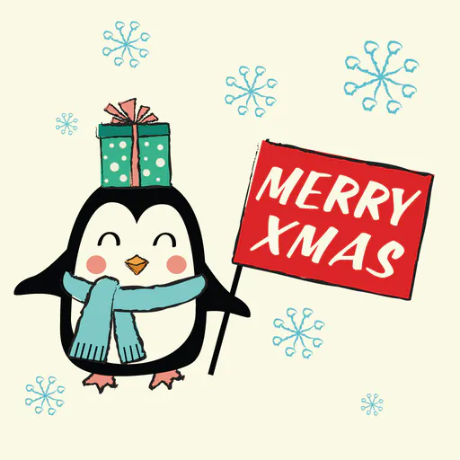 Hand Drawn Santa Emojis
