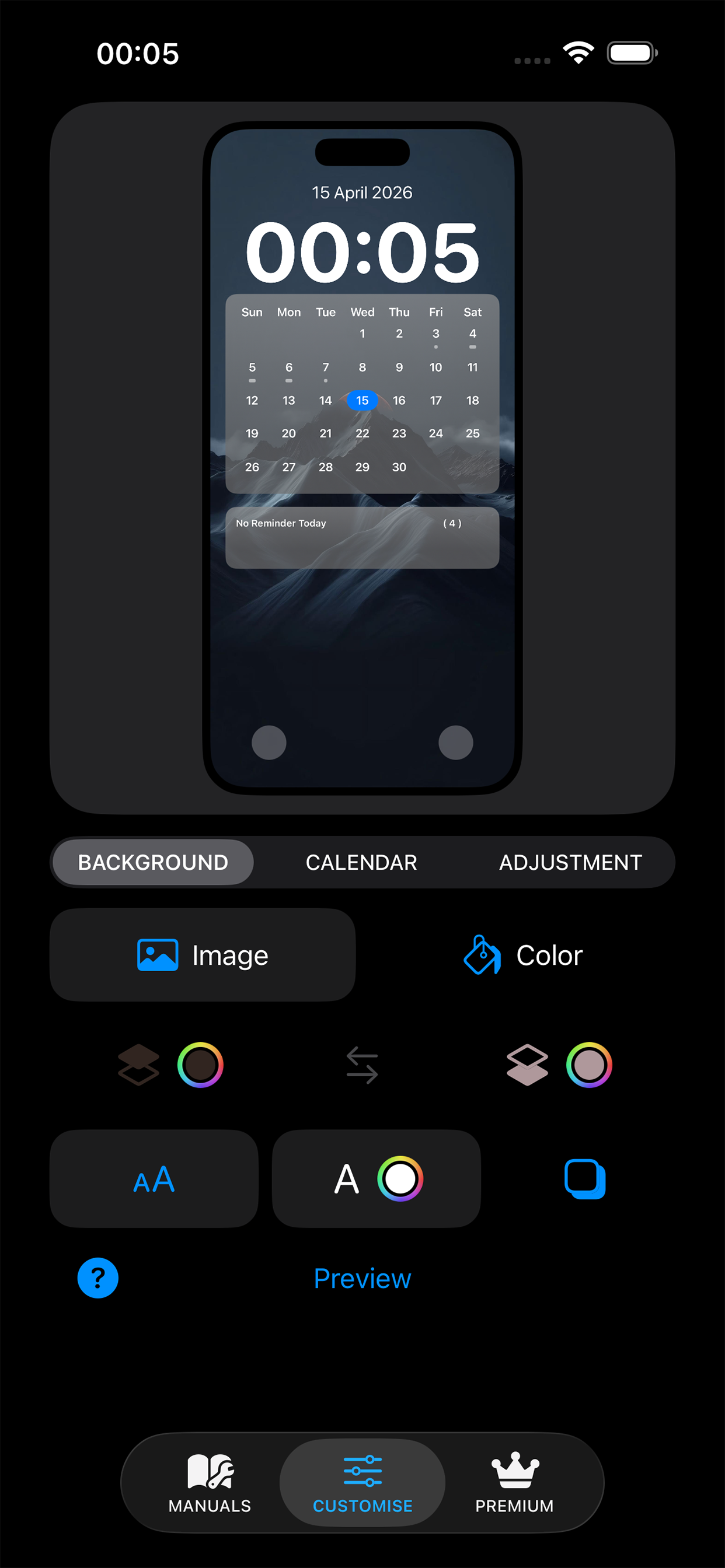 ScheduleScreen gallery image