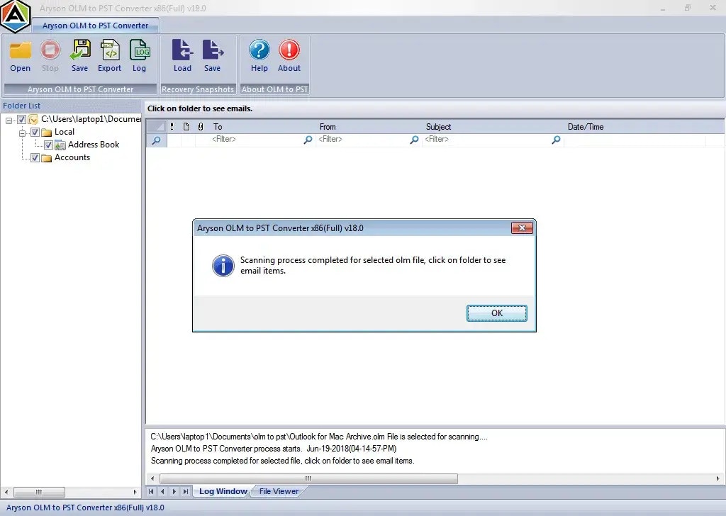 Aryson OLM a PST Converter media 3