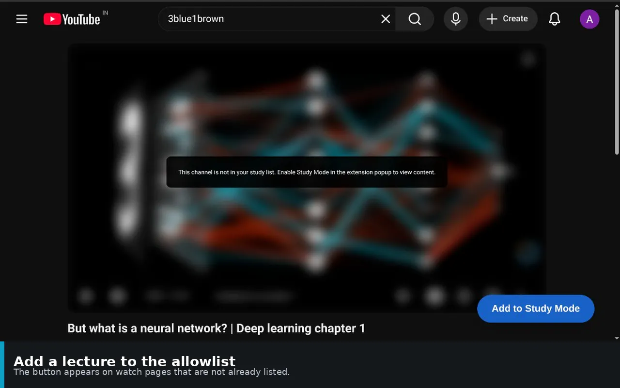 Youtube Study Mode gallery image