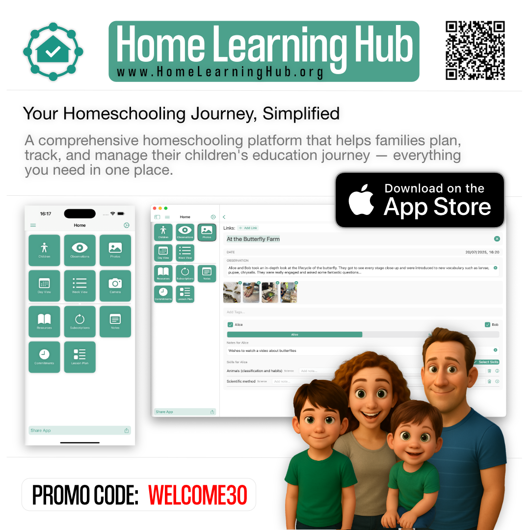 Home Learning Hub - Main product screenshot demonstrating key features and user interface