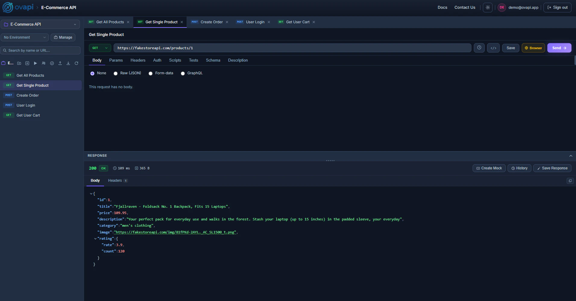 OVAPI — Free Browser Based API Client screenshot 5