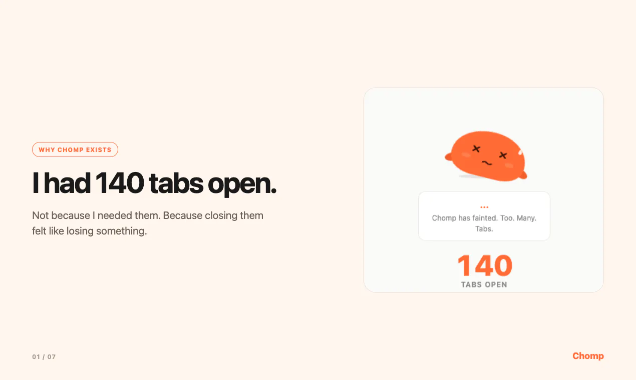 Chomp screenshot