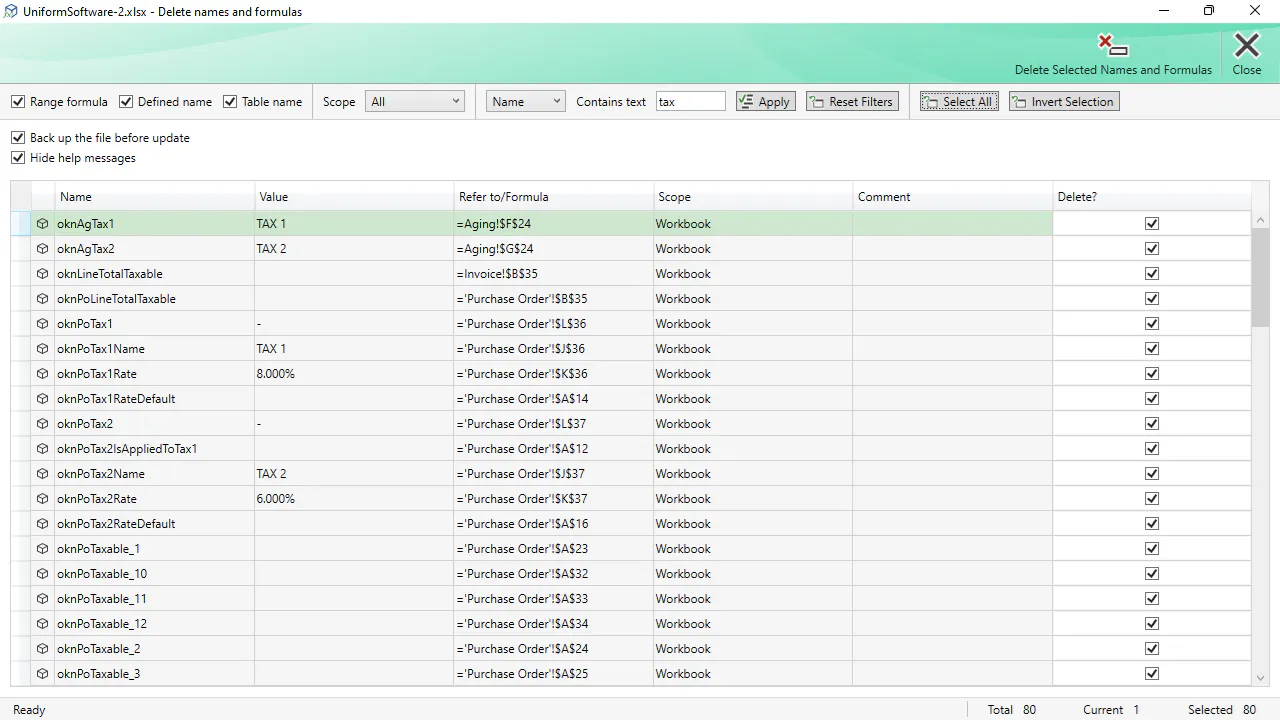 Formula Manager for Excel gallery image