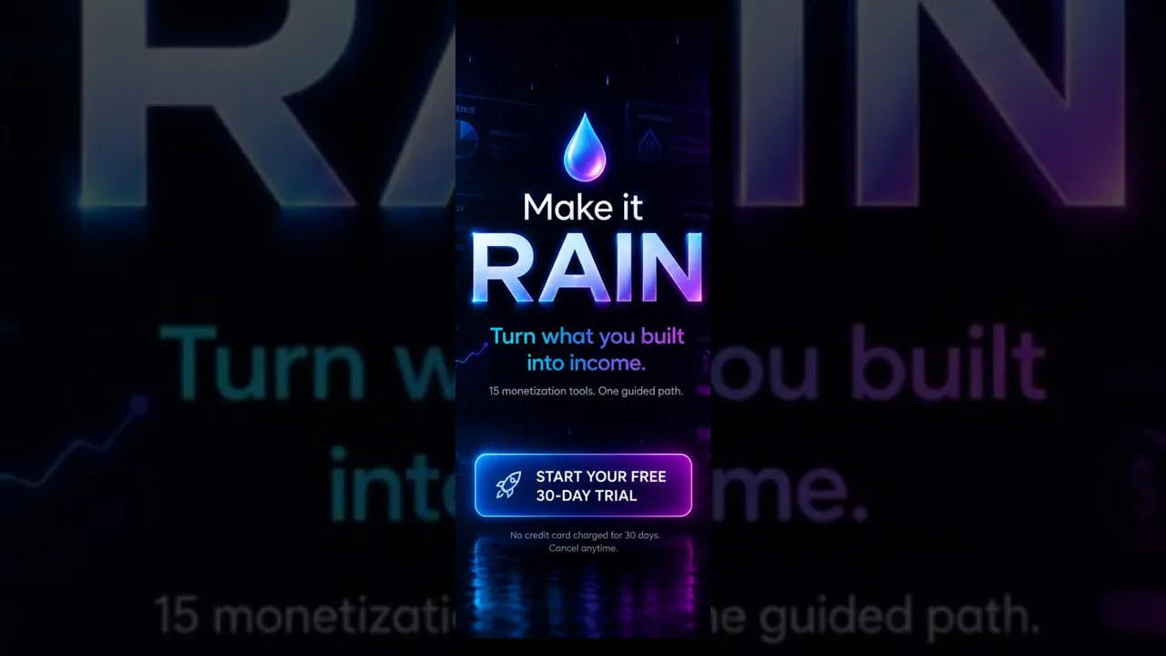 Make it RAIN App gallery image