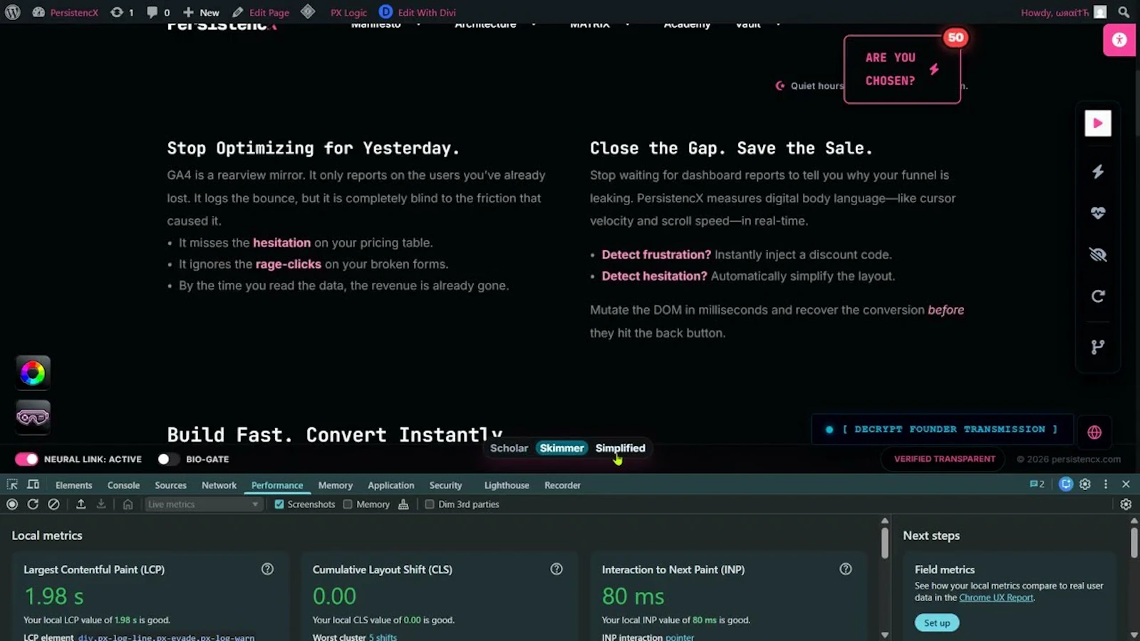 PersistencX screenshot 1 (video preview)